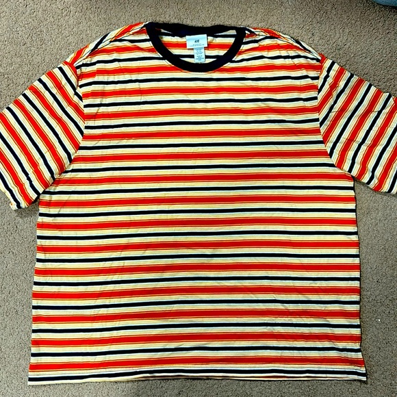 H&M XXL stripped T-Shirt - Picture 1 of 1